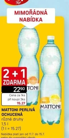 Ochucená voda Mattoni