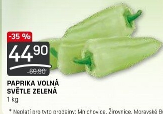 Paprika světlá