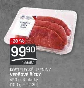 Řízky vepřové Kostelecké uzeniny