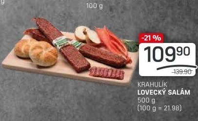 Salám lovecký Krahulík