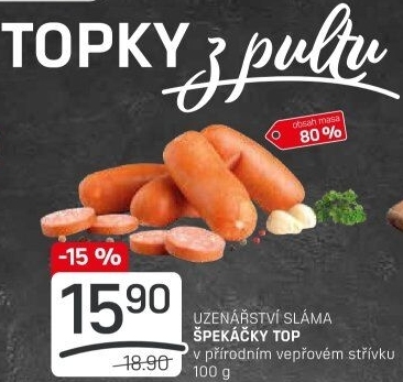Špekáčky Top Sláma