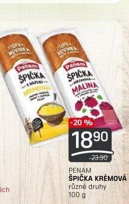 Špička plundrová krémová Penam