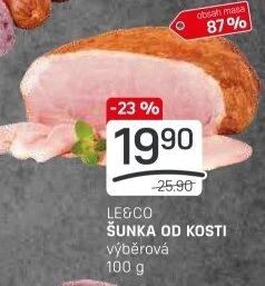 Šunka od kosti LE&amp