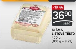 Těsto listové Sláma