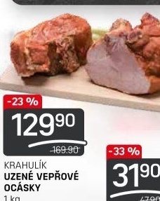 Vepřové ocásky uzené Krahulík