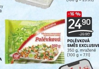 Zeleninová polévková směs mražená exclusive