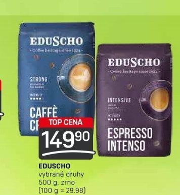 Zrnkové kávy Eduscho