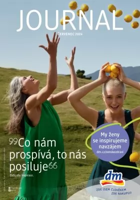akční leták dm drogerie 11.7.2024-14.8.2024