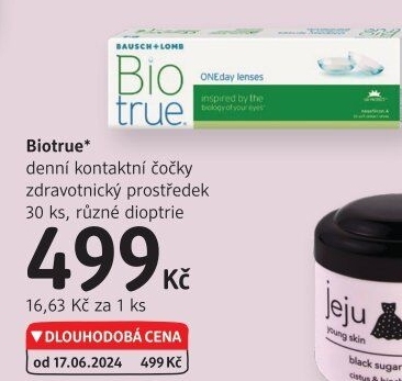Denní kontaktní čočkyBiotrue Bausch &amp
