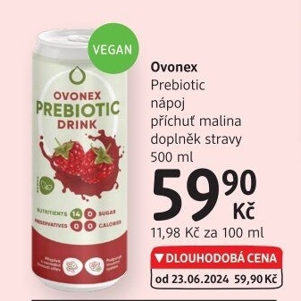 Doplněk stravy Prebiotic nápoj Ovonex
