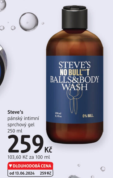 Intimní sprchový gel pánský Steve'