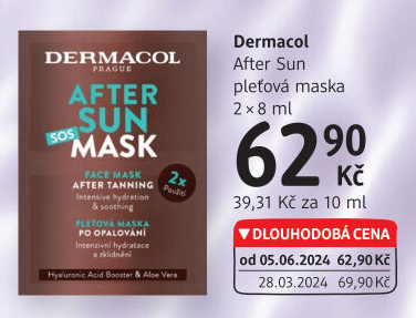 Maska pleťová After Sun Dermacol