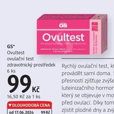 Ovulační test Ovultest GS