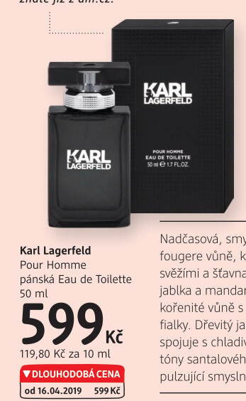 Toaletní voda pánská Karl Lagerfeld