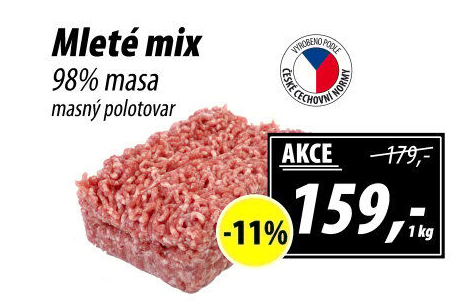 Mleté maso mix