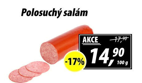 Polosuchý salám