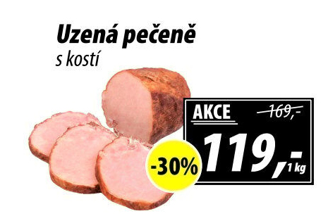Uzená pečeně s kostí