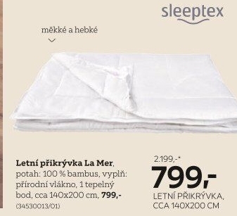 LETNÍ PŘIKRÝVKA