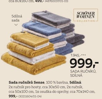 SADA RUČNÍKŮ A OSUŠEK