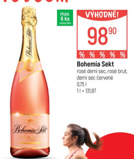 Bohemia Sekt Demi Sec Rosé