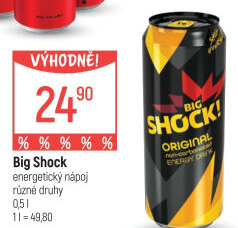 Energetický nápoj Big Shock
