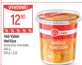 Hořčice plnotučná Váš Výběr