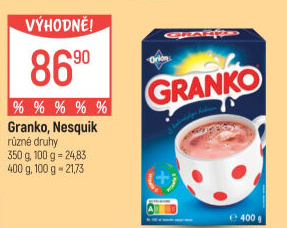 Instantní kakao Granko Orion