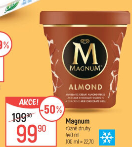 Zmrzlina v kelímku Magnum Algida