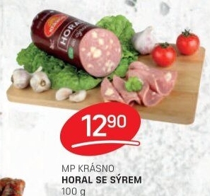 Salám Horal se sýrem Krásno