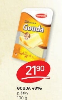 Sýr Gouda 48% Kapucín