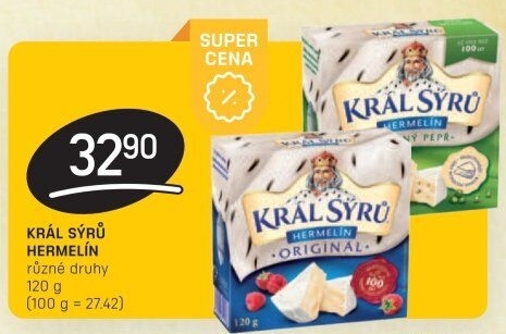 Sýr Hermelín Král sýrů