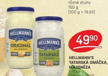 Tatarská omáčka Hellmann'