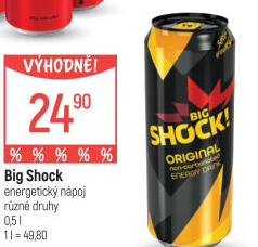 Energetický nápoj Big Shock