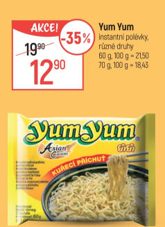Instantní polévka YumYum