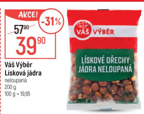 Lískové ořechy Váš Výběr
