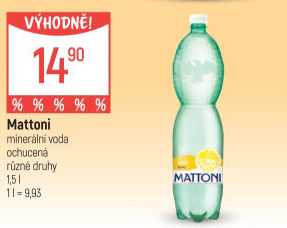 Ochucená voda Mattoni
