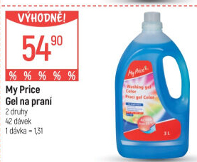 Prací gel My Price
