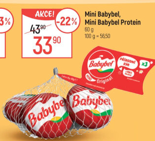 Sýr Mini Babybel Veselá kráva