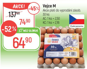Vejce M Česká vejce