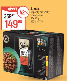 Kapsičky pro kočky Sheba