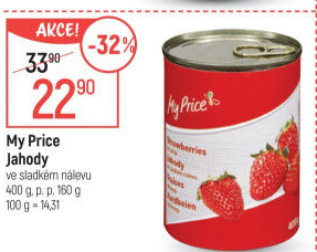 Kompot jahody My Price