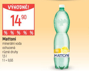 Ochucená voda Mattoni