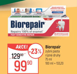 Pasta na zuby Fast Sensitive Repair Biorepair