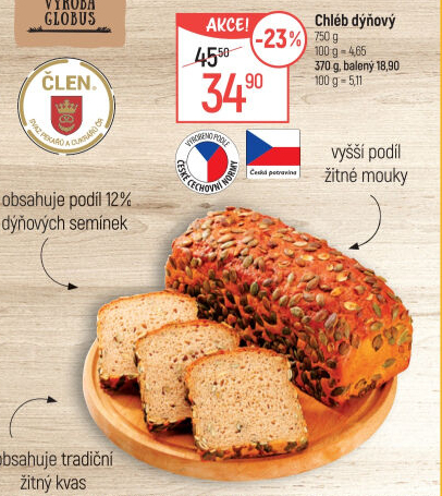 Chléb dýňový
