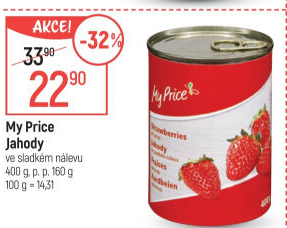 Kompot jahody My Price