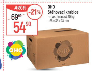 Krabice na stěhování OHO