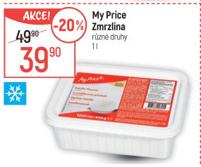 Mražený krém My Price