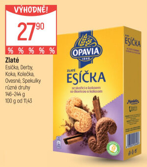 Sušenky Esíčka Zlaté Opavia