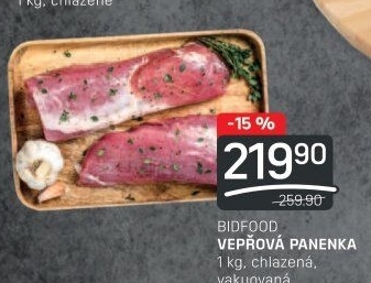 Panenka vepřová Bidfood