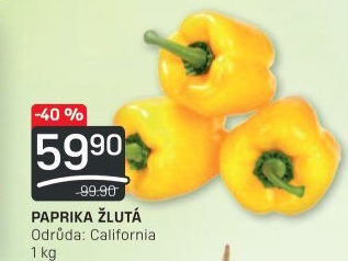 Paprika žlutá